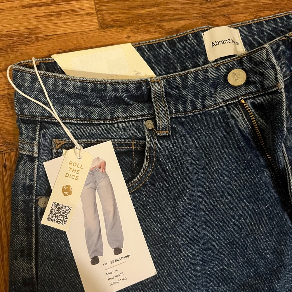 Abrand Women's Dark Blue Flare Jeans
